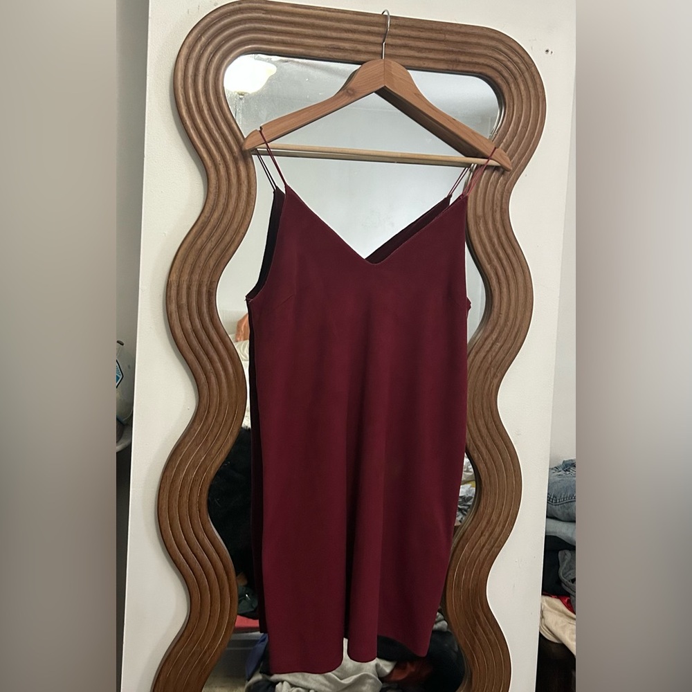 2000s mini F21 suede-like material xs